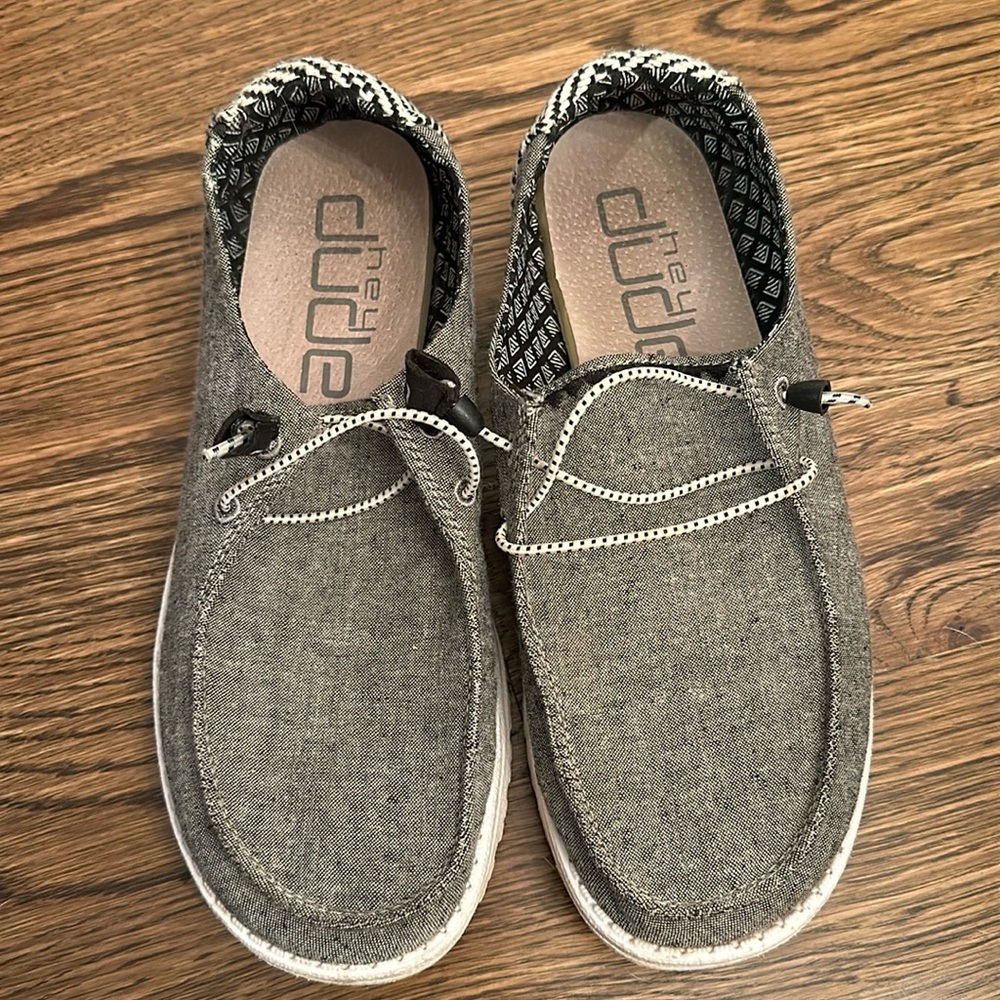 Hey Dude Wendy Chambray Woven Women's Size 8